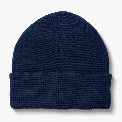 Navy Chevron Waffle Fishing Beanie / AFTCO Latest