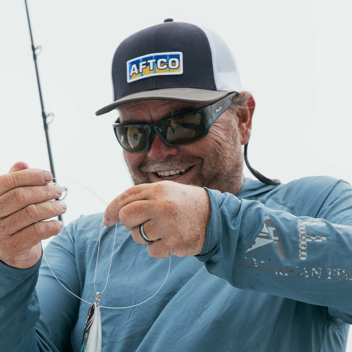 Cathaway Spice Boss Fishing Trucker Hat / AFTCO Essential
