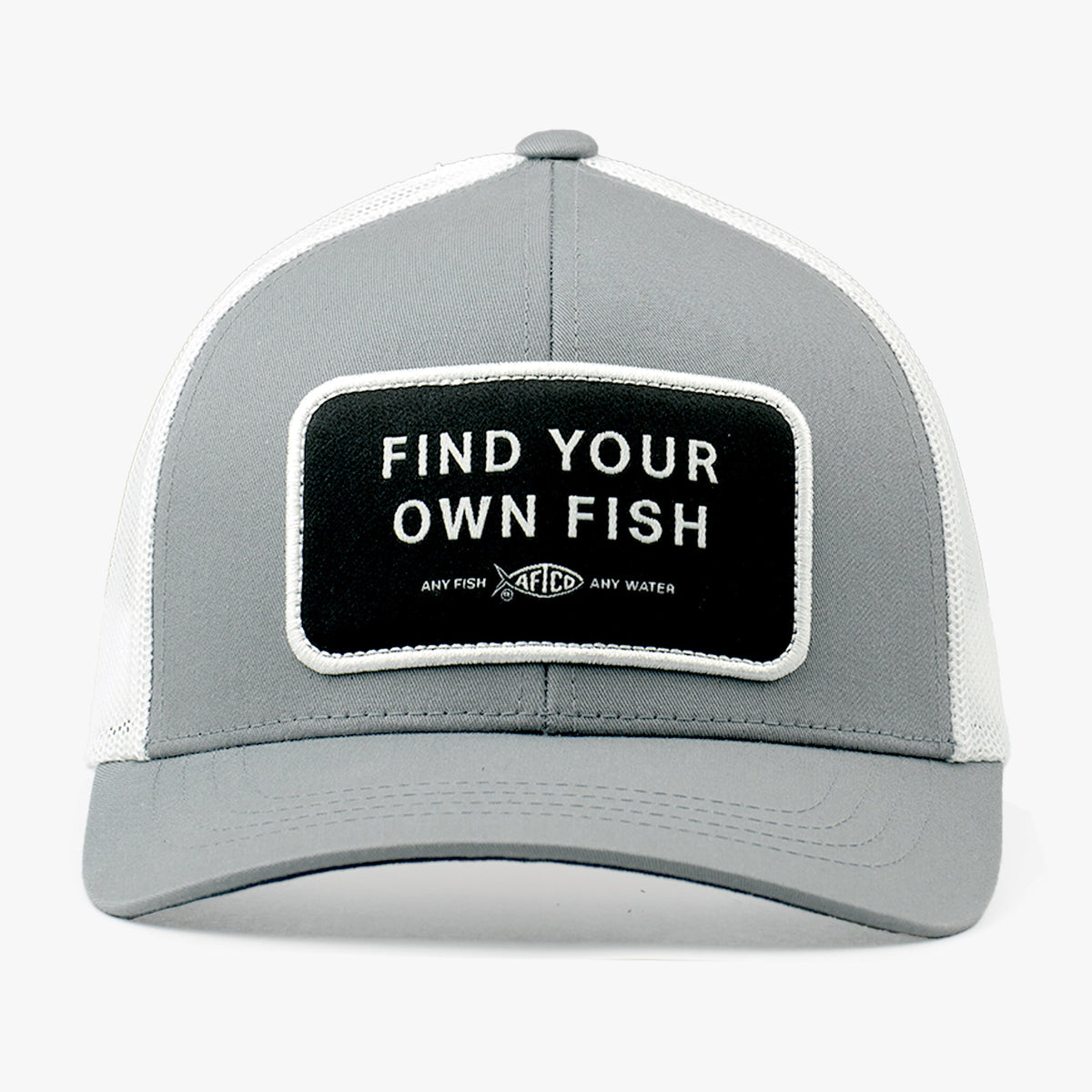 Steel Find Your Own Fish Trucker Hat / AFTCO Featured