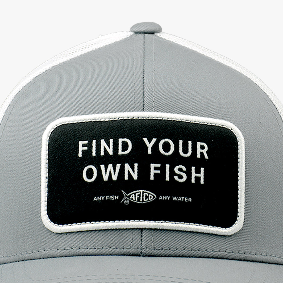 Steel Find Your Own Fish Trucker Hat / AFTCO Featured