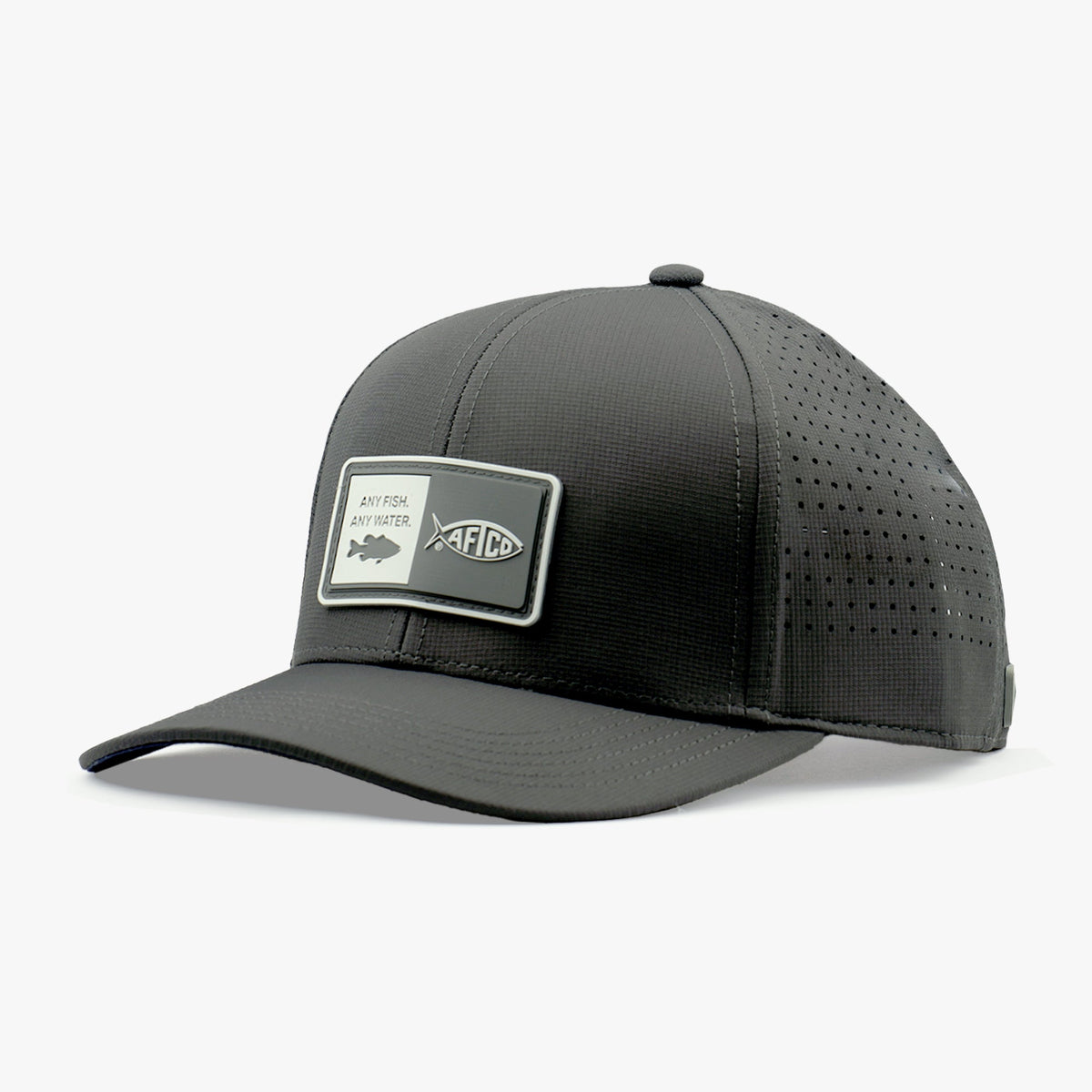 Charcoal Notorious Tech Fishing Hat / AFTCO Discount