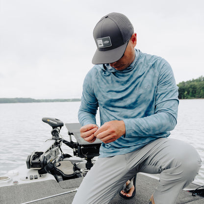 Charcoal Notorious Tech Fishing Hat / AFTCO Discount