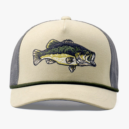 Tan Triad Fishing Trucker Hat / AFTCO Classic