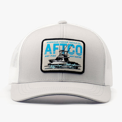 Silver Mixed Bag Fishing Trucker Hat / AFTCO Everyday