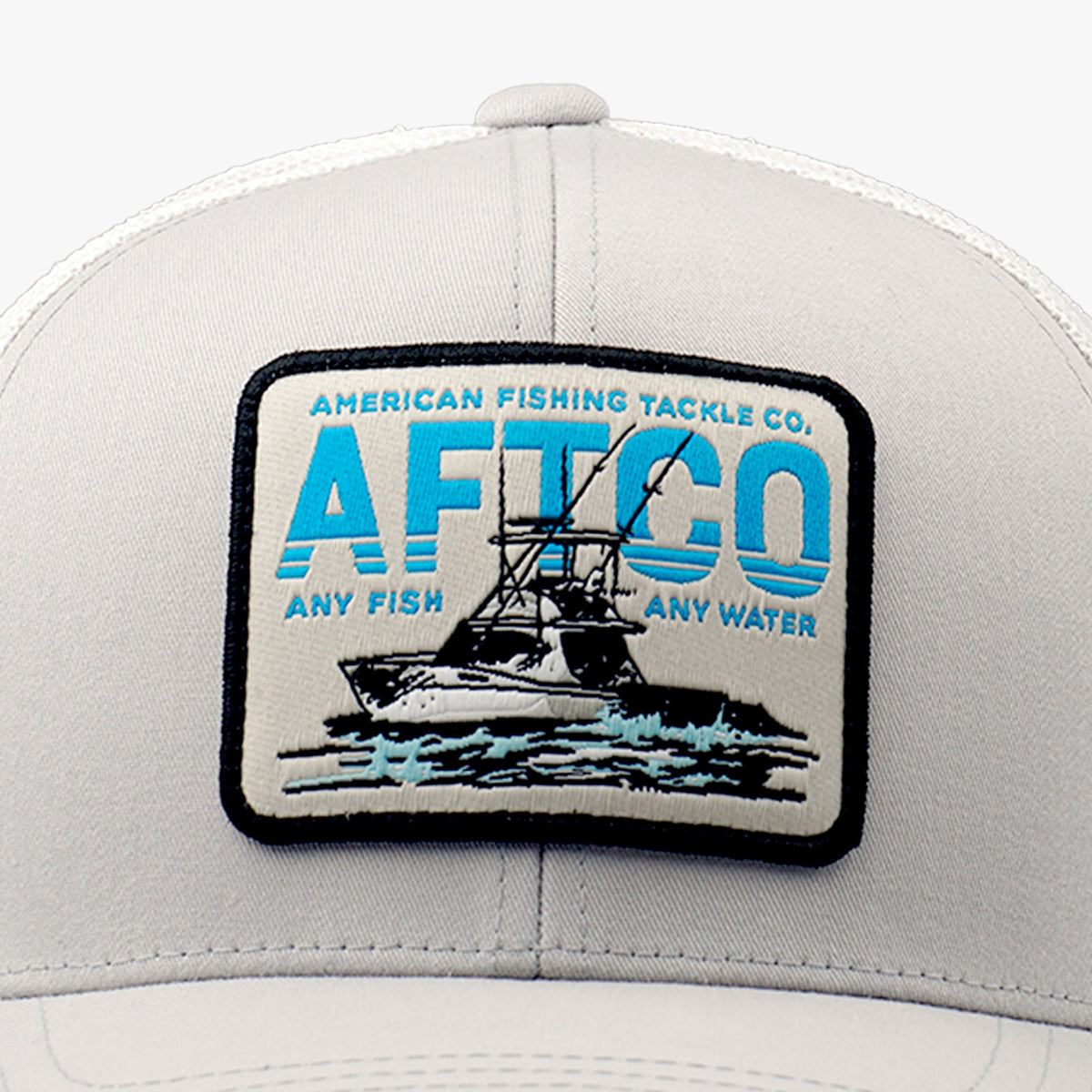 Silver Mixed Bag Fishing Trucker Hat / AFTCO Everyday