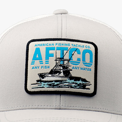 Silver Mixed Bag Fishing Trucker Hat / AFTCO Everyday