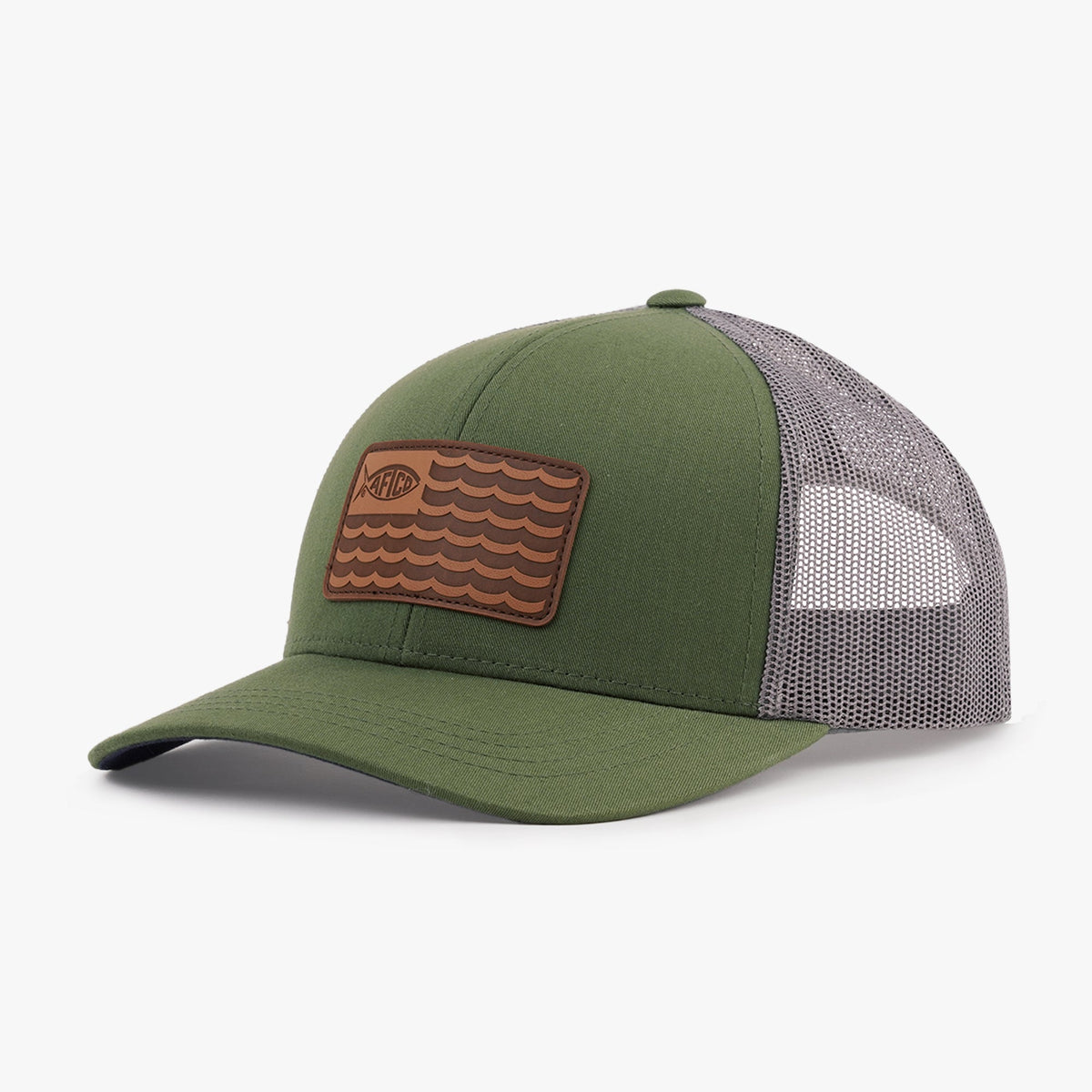 Gray Heather Canton Fishing Trucker Hat / AFTCO Deals