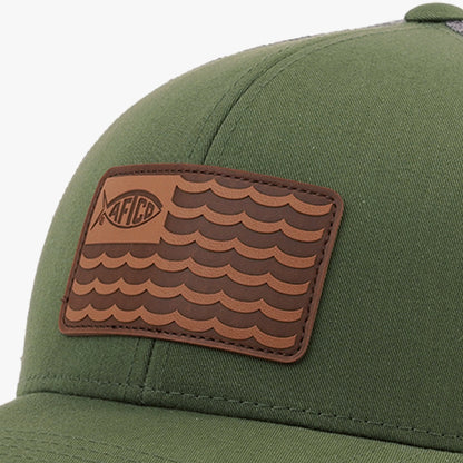 Gray Heather Canton Fishing Trucker Hat / AFTCO Deals