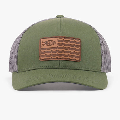 Gray Heather Canton Fishing Trucker Hat / AFTCO Deals