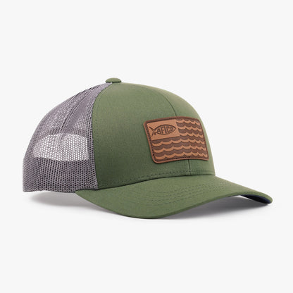 Gray Heather Canton Fishing Trucker Hat / AFTCO Deals