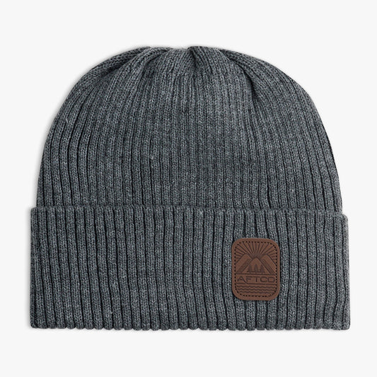 Charcoal Heather Summit Beanie / AFTCO Premium