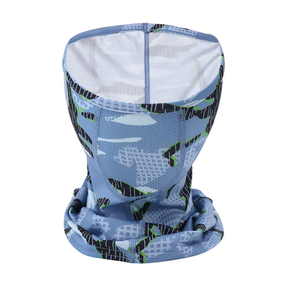 Green Camo Nukam Camo Face Mask For Fishing / AFTCO Best Price