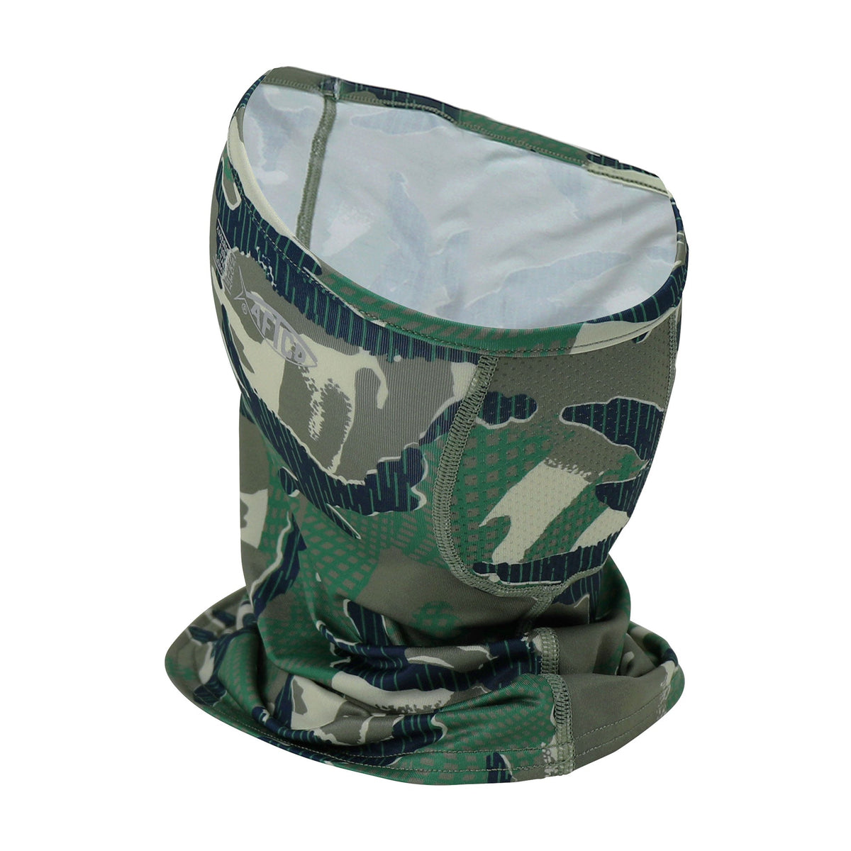 Green Camo Nukam Camo Face Mask For Fishing / AFTCO Best Price