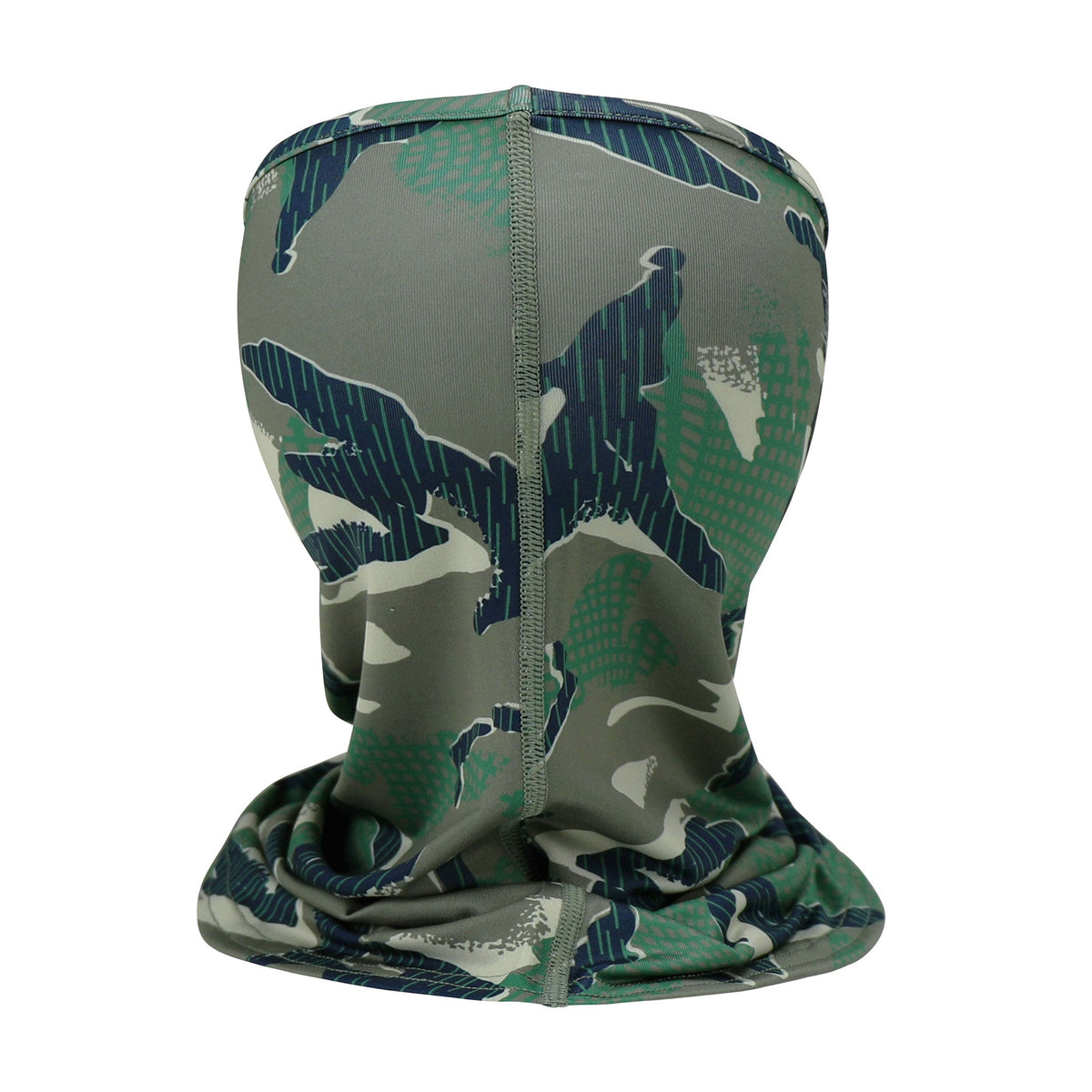 Green Camo Nukam Camo Face Mask For Fishing / AFTCO Best Price