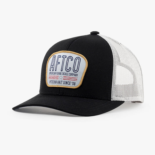 Black Waterborne Trucker Hat / AFTCO Classic