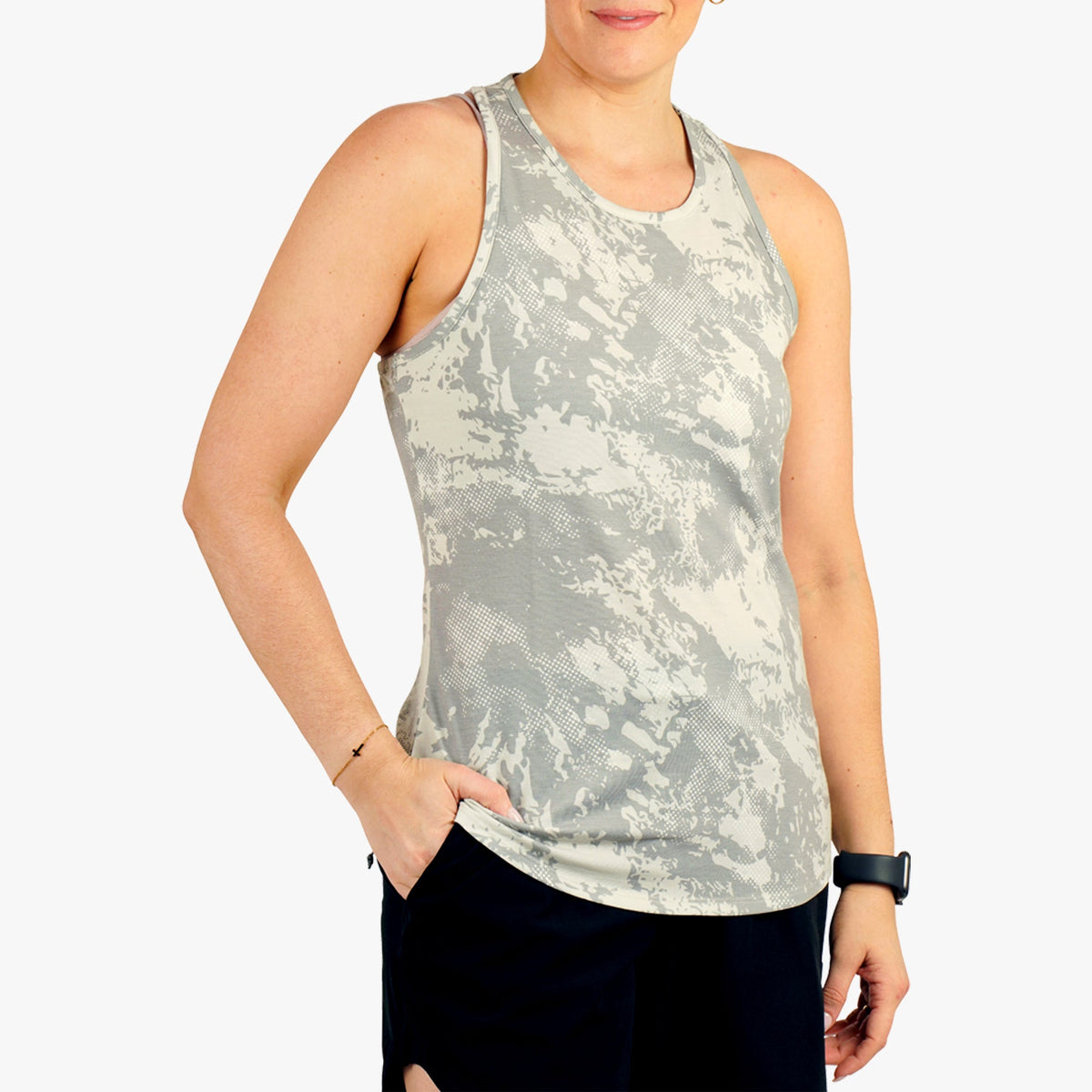 Silver Storm Camo AFTCO Ocean Bound Women's Fishing Tank Top / AFTCO Best Price