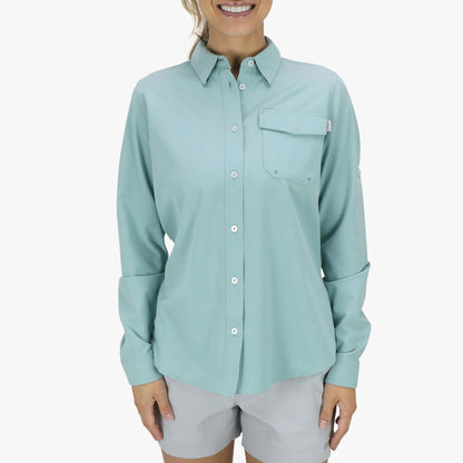 Aquifer Women's Ace LS Button Down / AFTCO Discount