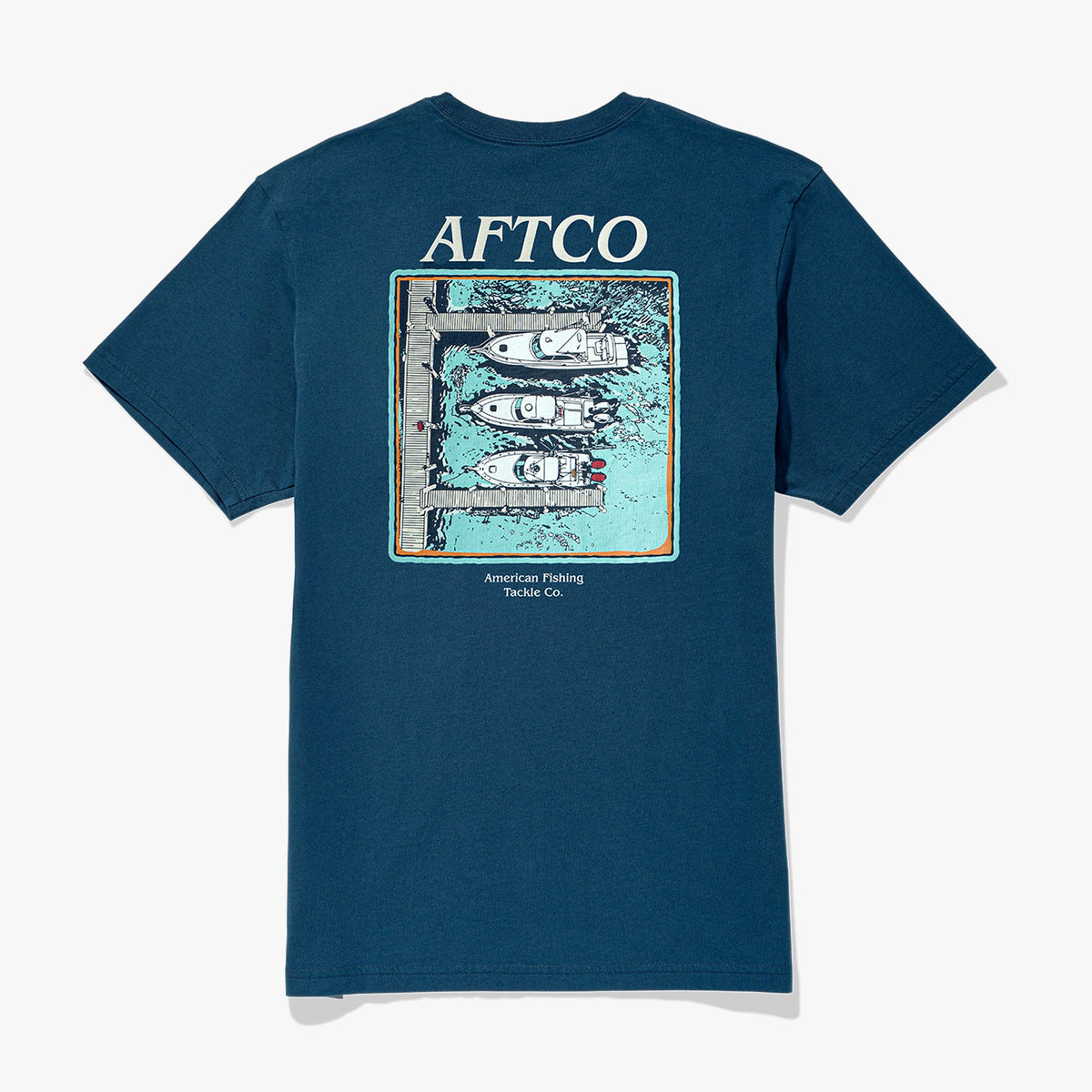 White Docked Short Sleeve Fishing Shirt / AFTCO Value