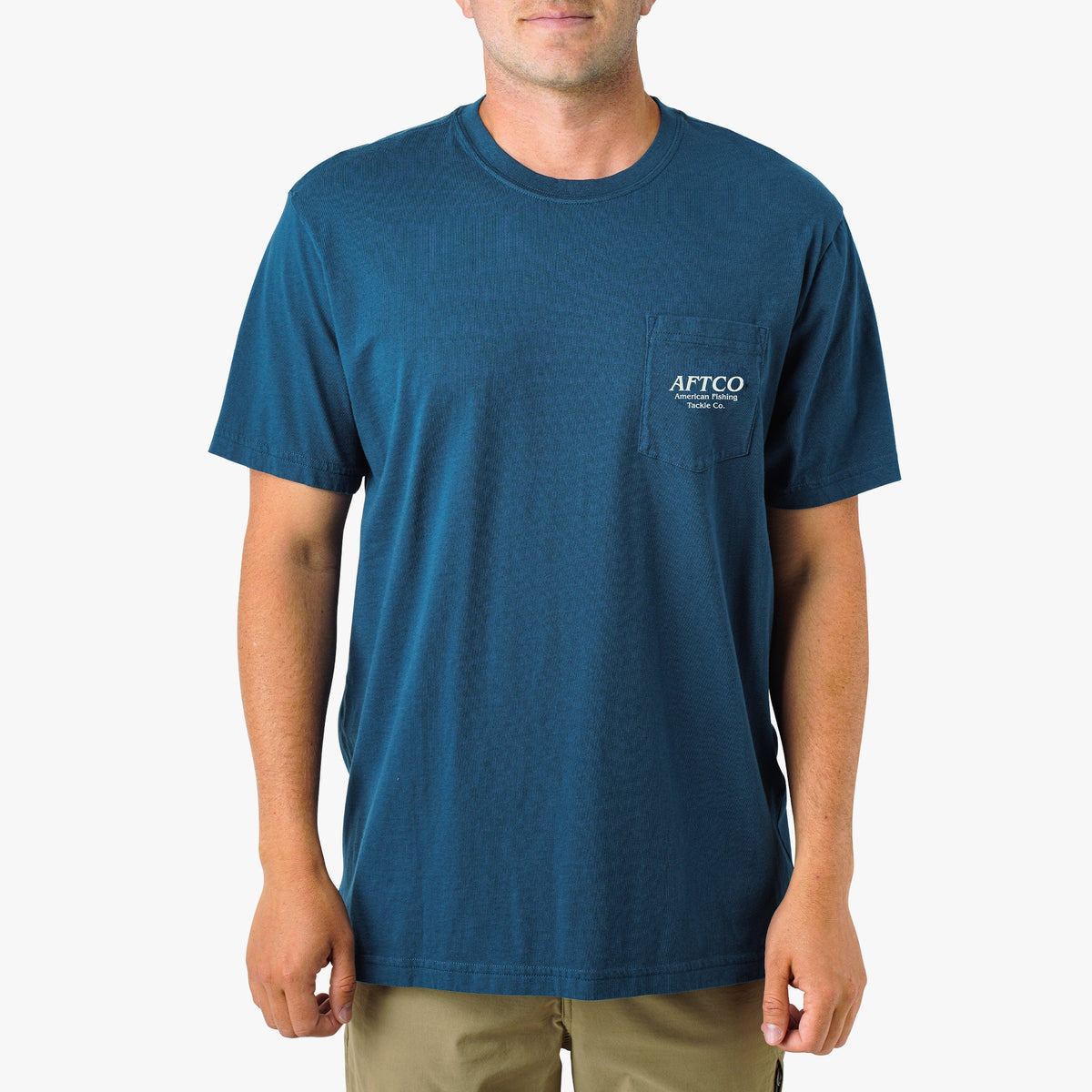 White Docked Short Sleeve Fishing Shirt / AFTCO Value