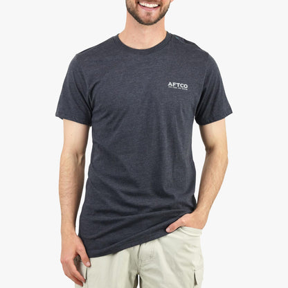 Charcoal Heather Frontier SS Fishing T-Shirts / AFTCO Signature