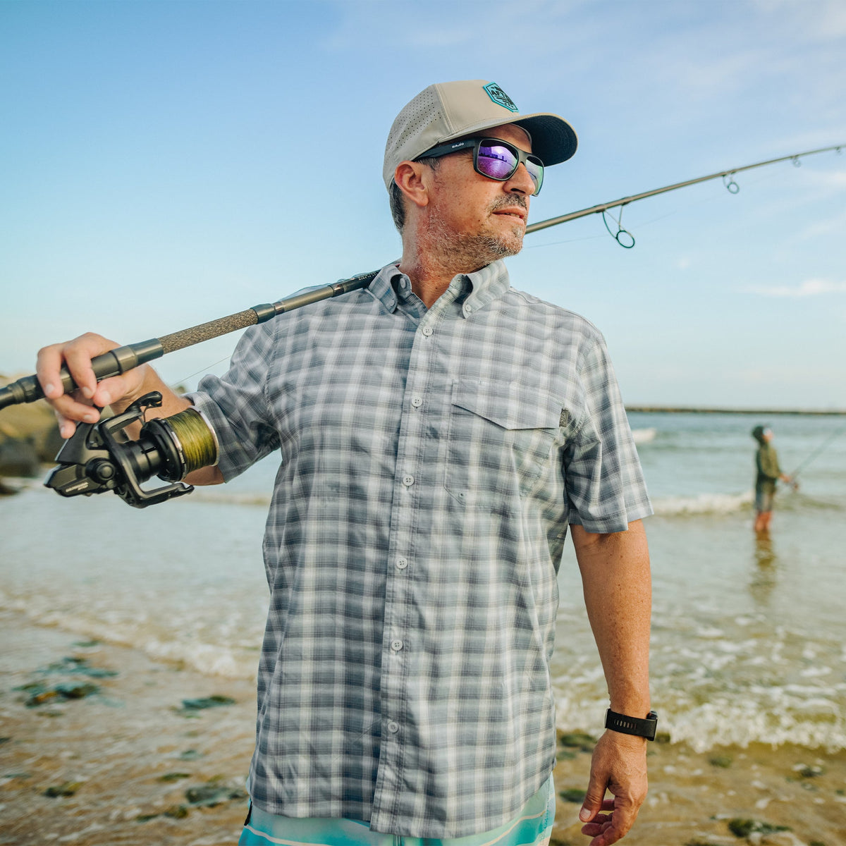 Splish Splash Portside SS Button Down Fishing Shirt / AFTCO Exclusive