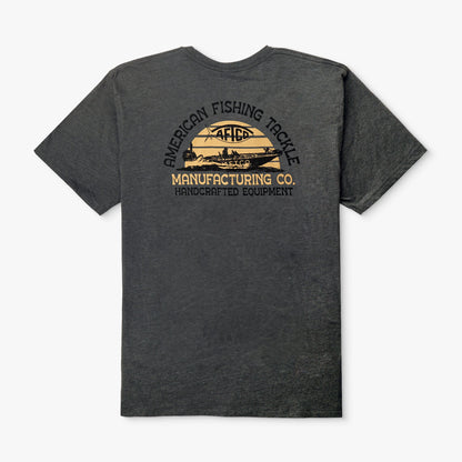 Charcoal Heather Skipping SS Boating T-Shirt / AFTCO Top Pick