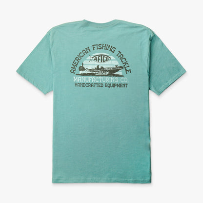 Charcoal Heather Skipping SS Boating T-Shirt / AFTCO Top Pick