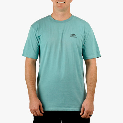 Charcoal Heather Skipping SS Boating T-Shirt / AFTCO Top Pick