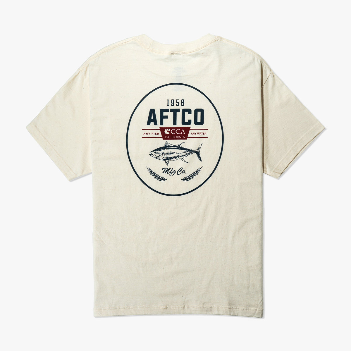 Natural AFTCO x CCA PCS SS T-Shirt / AFTCO Hot Sale