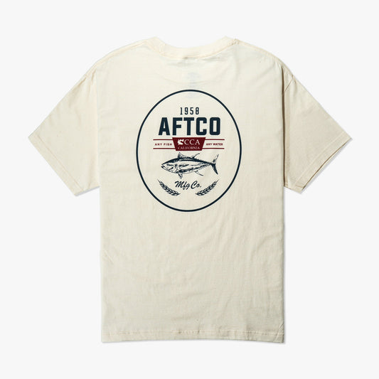 Natural AFTCO x CCA PCS SS T-Shirt / AFTCO Hot Sale