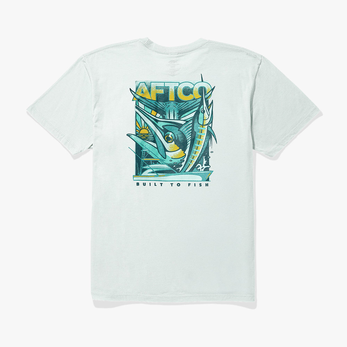 Charcoal Heather Billed Short Sleeve Men's Fishing T-Shirt / AFTCO Trending