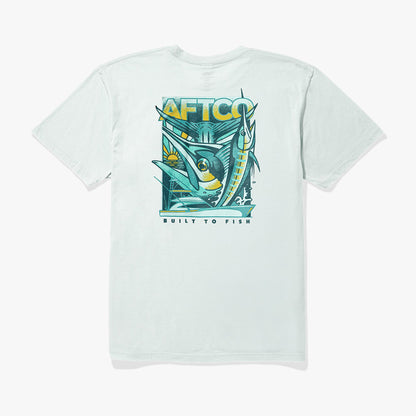 Charcoal Heather Billed Short Sleeve Men's Fishing T-Shirt / AFTCO Trending