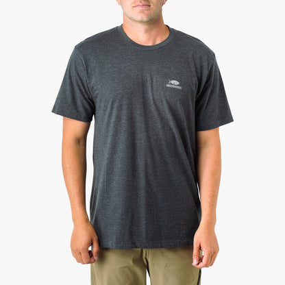 Charcoal Heather Billed Short Sleeve Men's Fishing T-Shirt / AFTCO Trending