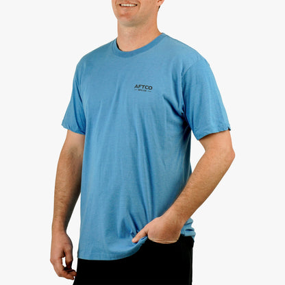 Azure Heather Fetch SS Fishing T-Shirts / AFTCO Popular