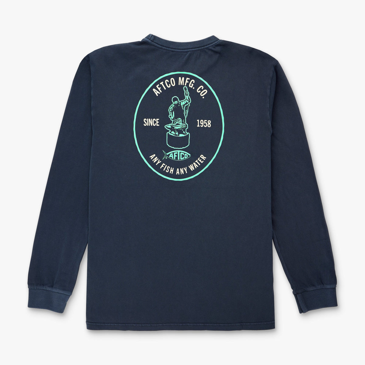 Athletic Heather MFG LS Fishing Tee Shirt / AFTCO Value