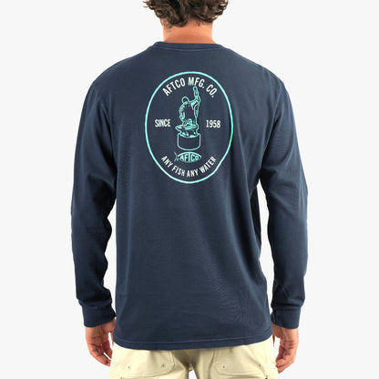 Athletic Heather MFG LS Fishing Tee Shirt / AFTCO Value