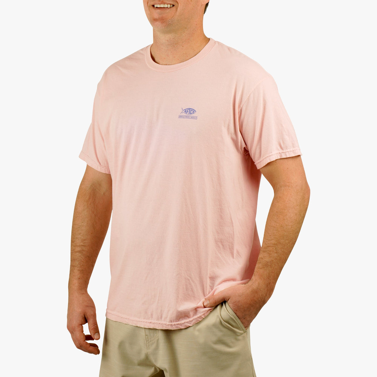 Dusty Rose Heather Seek SS T-Shirt / AFTCO Great Value
