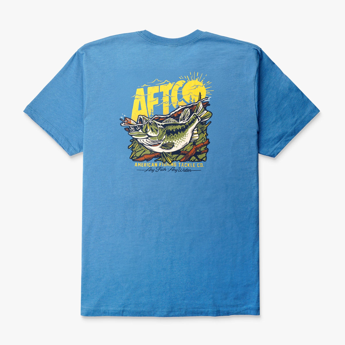 Azure Heather Shelter Fishing T-Shirts / AFTCO Discount