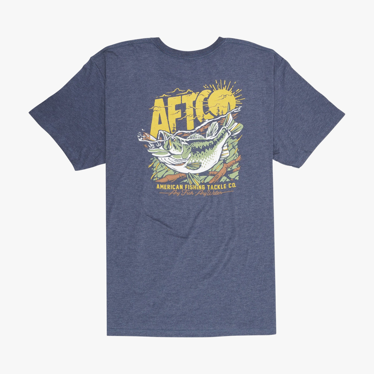 Azure Heather Shelter Fishing T-Shirts / AFTCO Discount