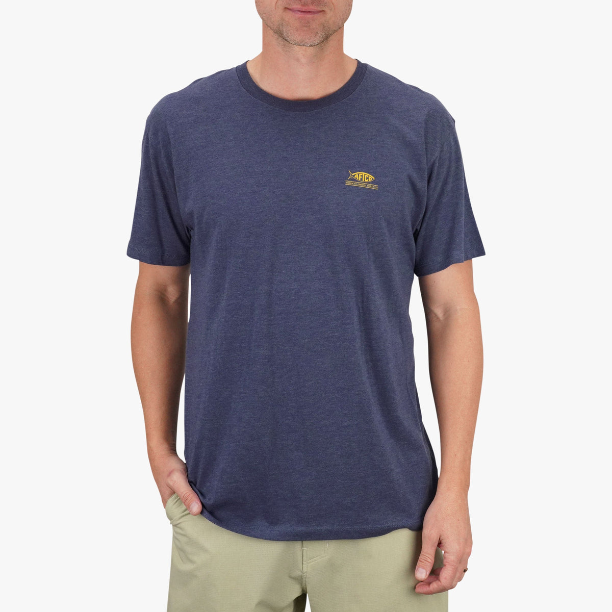 Azure Heather Shelter Fishing T-Shirts / AFTCO Discount