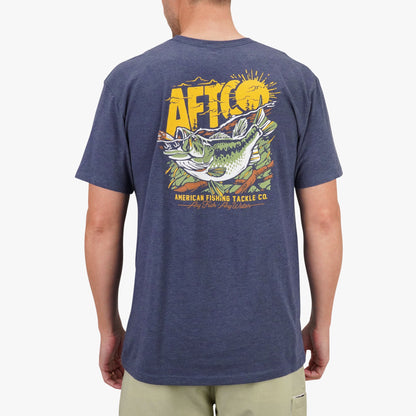 Azure Heather Shelter Fishing T-Shirts / AFTCO Discount