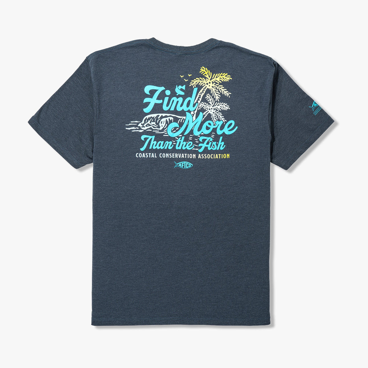 Midnight Heather CCA Palma SS T-Shirt / AFTCO Smart Buy