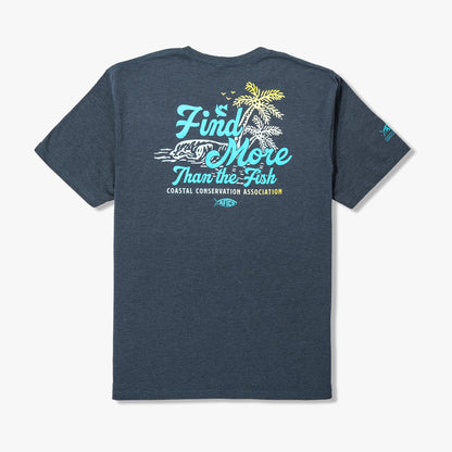 Midnight Heather CCA Palma SS T-Shirt / AFTCO Smart Buy