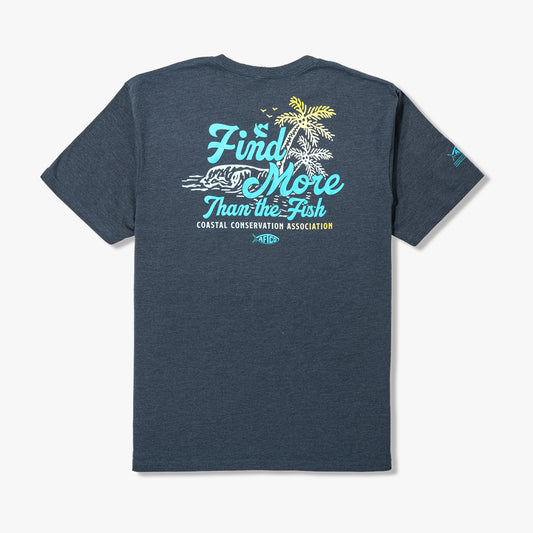 Midnight Heather CCA Palma SS T-Shirt / AFTCO Smart Buy