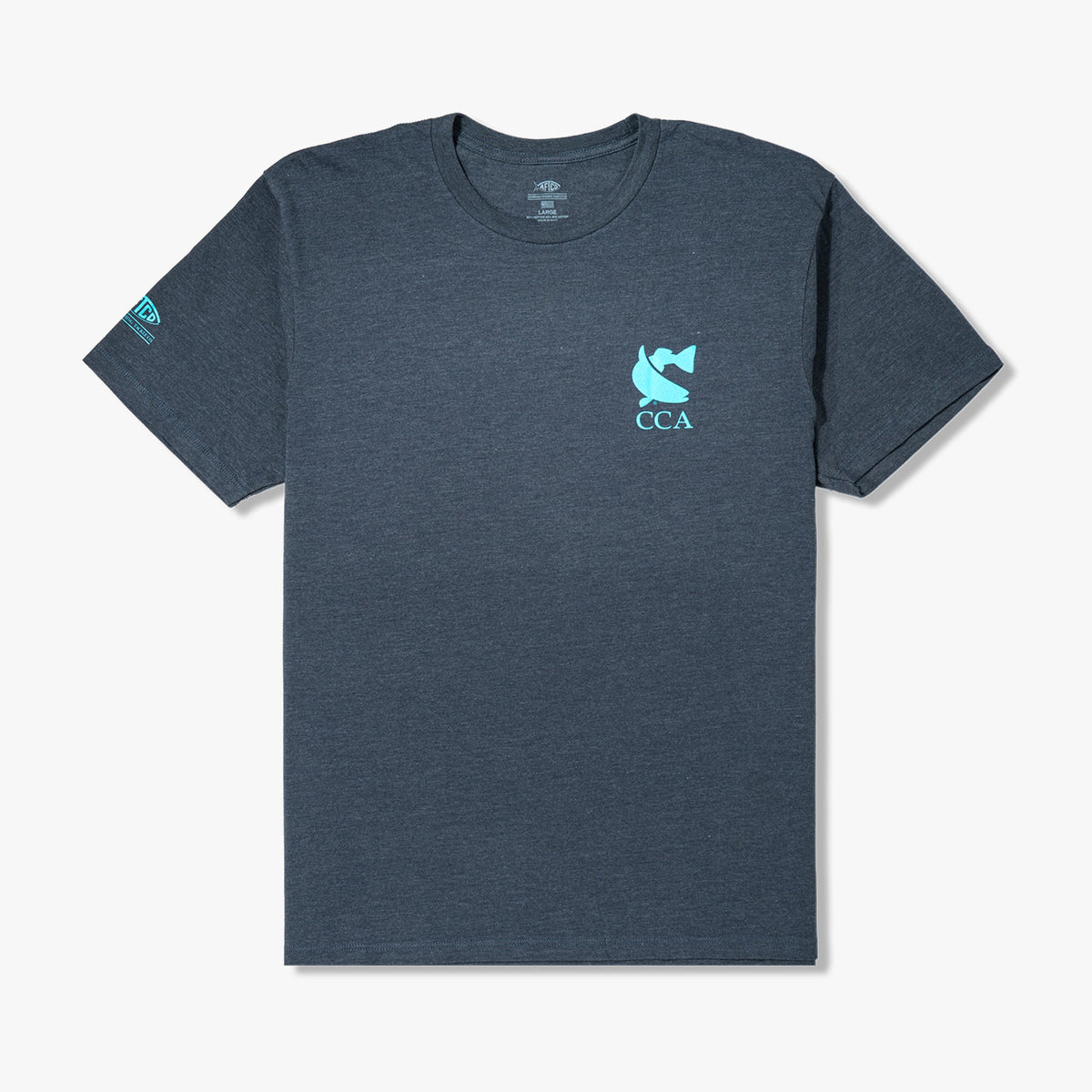 Midnight Heather CCA Palma SS T-Shirt / AFTCO Smart Buy