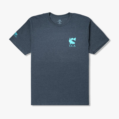 Midnight Heather CCA Palma SS T-Shirt / AFTCO Smart Buy