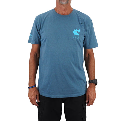 Midnight Heather CCA Palma SS T-Shirt / AFTCO Smart Buy