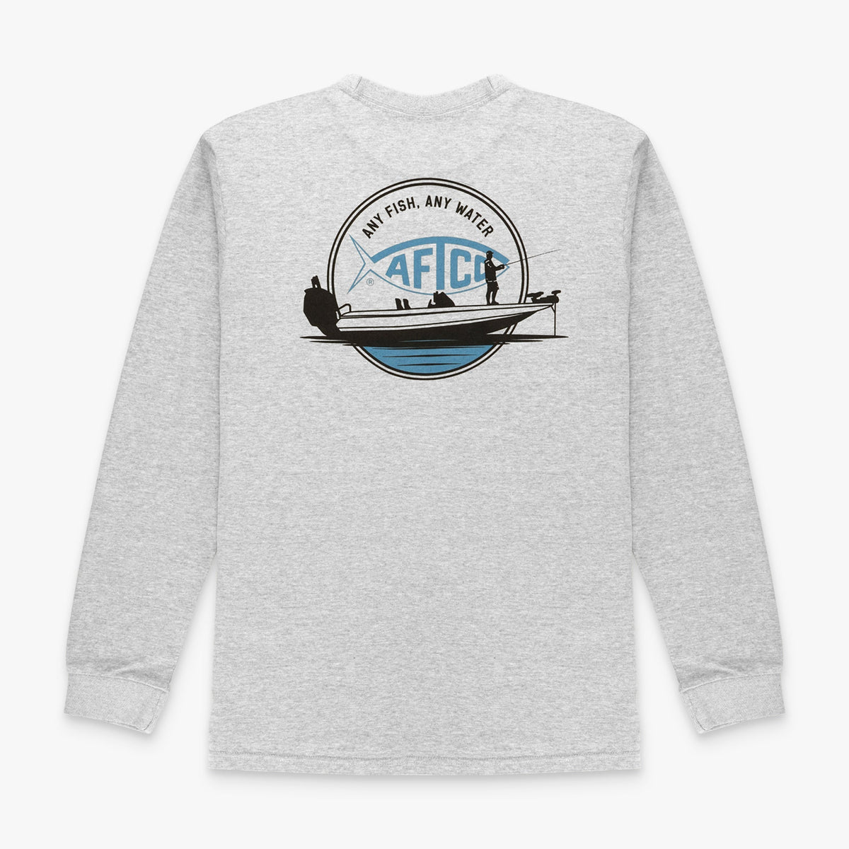 Navy Horizon Long Sleeve Fishing Tee Shirt / AFTCO Special Offer