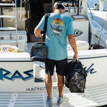 Aquifer Heather Ship Out SS Fishing T-Shirts / AFTCO Great Value