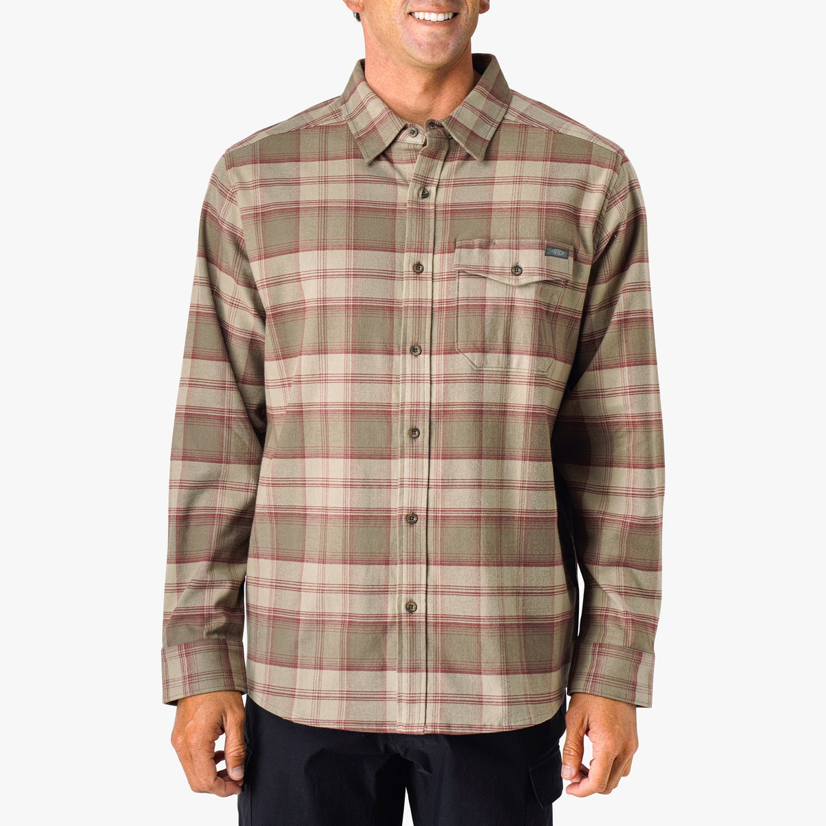 Redwood Burl Lager LS Flannel Shirt / AFTCO Everyday